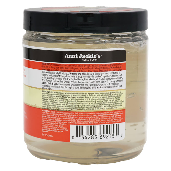 Aunt Jackies Flaxseed Dont Shrink Elongating Gel, 15 Oz.