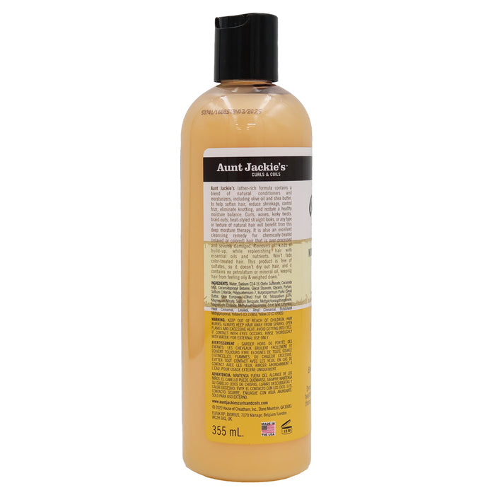 Aunt Jackies Oh So Clean Moistsoft Shampoo, 12 Oz