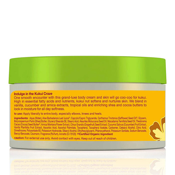 Alba Botanica Hawaiian Kukui Nut Body Cream 6.5 Oz.