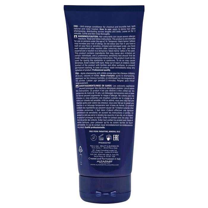 ALFAPARF SUBLIME Brunette Anti-Orange Conditioner, 6.76oz