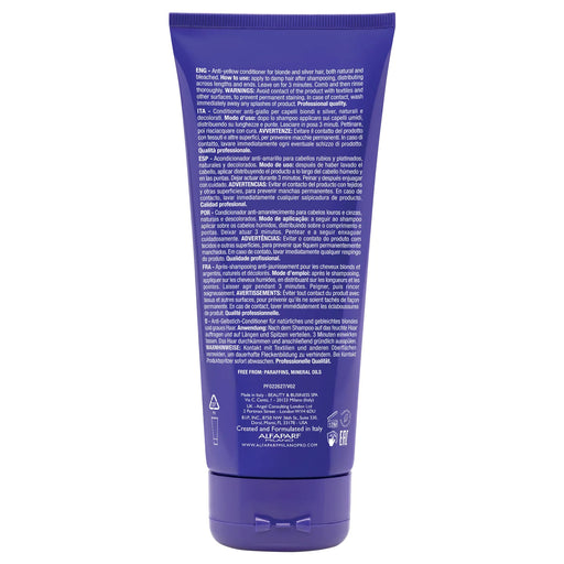 ALFAPARF SUBLIME Blonde Anti-Yellow Conditioner, 6.76oz