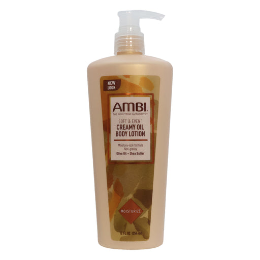 Ambi Soft Even Creamy Oil Body Lotion, 12 Oz.