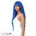 Short Central Part Of Lace Bang Angelica Wig,Royal Blue