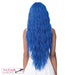 Short Central Part Of Lace Bang Angelica Wig,Royal Blue