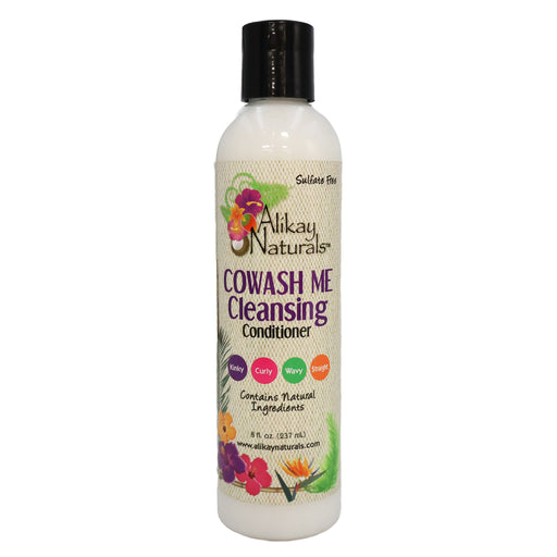 Alikay Naturals Cowash Me Cleansing Conditioner For Kinky, Curly and Wavy, Straight Hair, 8 Oz