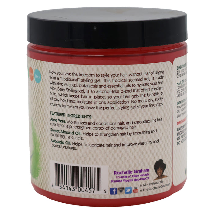 Alikay Naturals Aloe Berry Styling Gel, 8 Oz