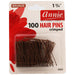 Annie 100 Hair Pins 1 3/4" Crimped Ball Tipped Bronze