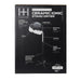 Hot & Hotter Stand Hair Dryer Black