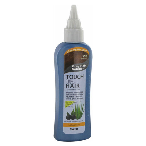Avatar Touch UR Grey Hair Color Light Brown, 3.5 Oz.