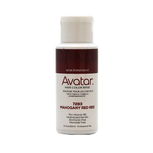 Avatar Semi Permanent Hair Color Rinse Mahogany Red, 2.1 Oz.