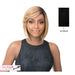 Synthetic Annalize Wig Full Wig: Short Straight Blunt With Bang,Black