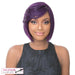 Synthetic Annalize Wig Full Wig: Short Straight Blunt With Bang,Grape Purple