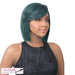Synthetic Annalize Wig Full Wig: Short Straight Blunt With Bang,Sage Green
