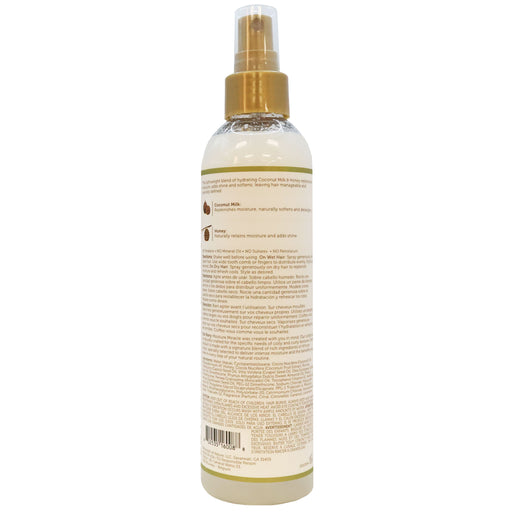African Pride Moisture Miracle Coconut Milk and Honey Leave-In Conditioner 8 Oz.