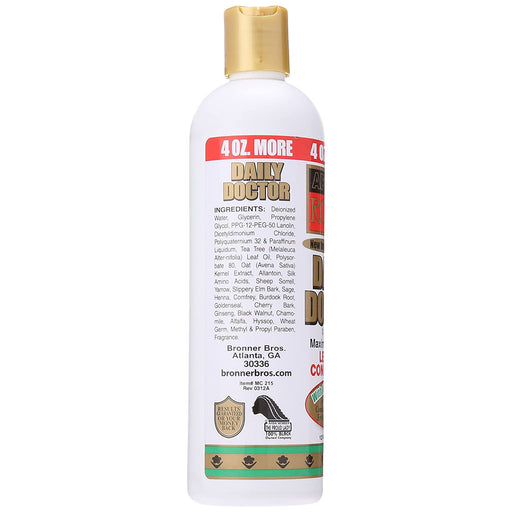 African Royale Daily Doctor Maximum Strength Leave In Conditioner, 12 Oz.