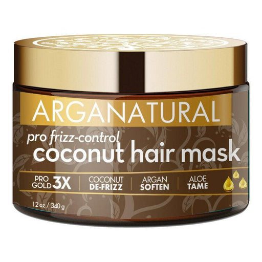 Arganatural Gold Pro Frizz Control Coconut Hair Mask 12 Oz.