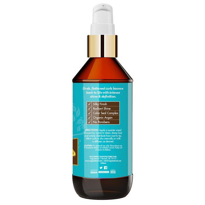 Arganatural Oro Pro Shine Argan Curl Crema 8 Oz.