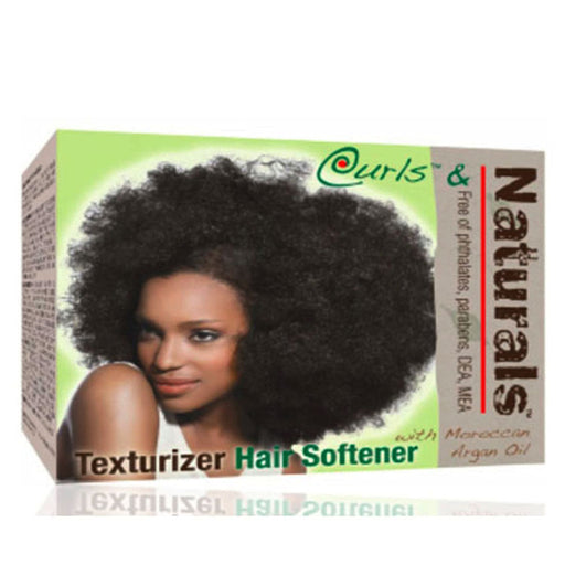 Biocare Curls Naturals Texturizer Hair Softner Kit with Moroccan Argan Oil