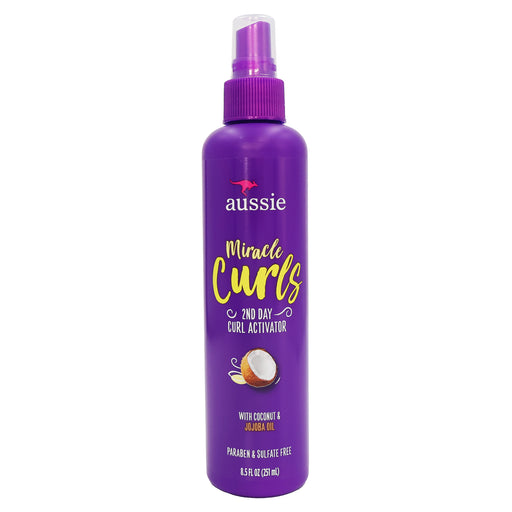 Aussie Miracle Curls 2nd Day Curl Activator, 8.5 Oz.