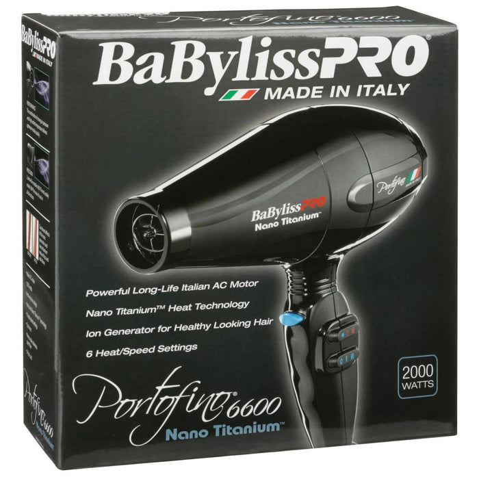Babyliss Pro Nano Titanium Portofino 6600 Hair Dryer Travel Bambino Dryer Combo