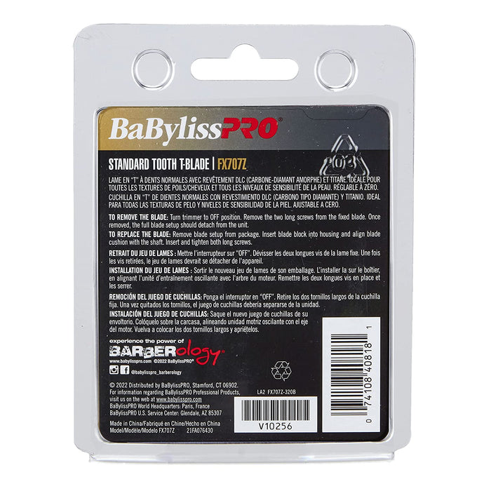 BaBylissPRO Barberology Replacement Blades for Outlining Hair Trimmers FX787 & LoPROFX Trimmers FX726