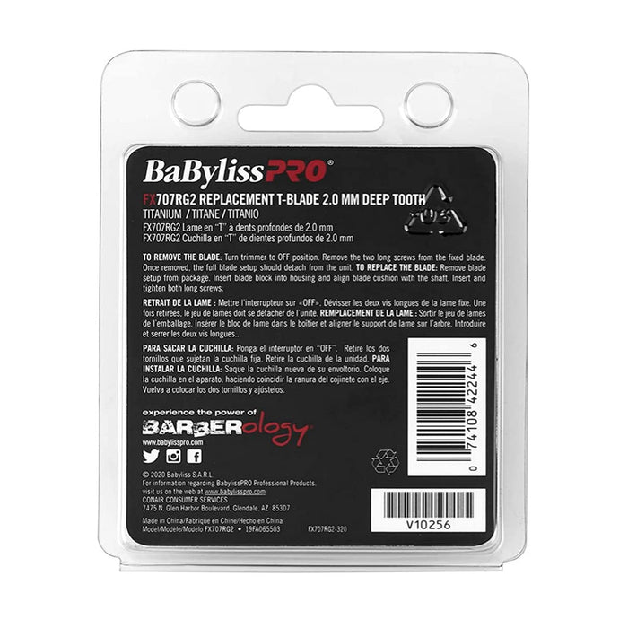 BaBylissPRO Barberology Replacement Blades for Outlining Hair Trimmers FX787 & LoPROFX Trimmers FX726
