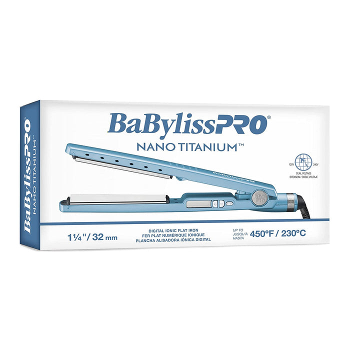 BaBylissPRO Nano Titanium Ionic Straightening Iron