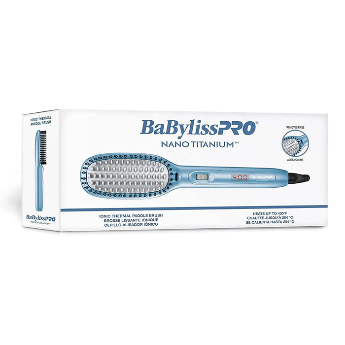 BabylissPRO Nano Titanium Thermal Paddle Brush