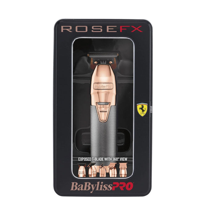 BaBylissPRO Barberology Professional Outlining Hair Trimmer, Electric Razor FX787NRG, Rose Gold