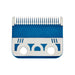 BaBylissPRO Titanium Metal Injection Molded Precision Fade Blade, Blue, FX8022BL