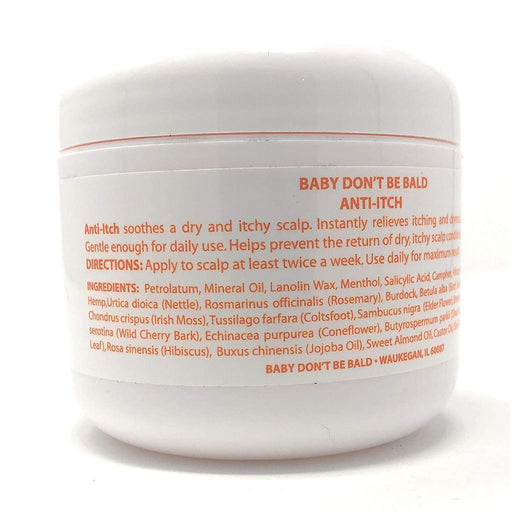 Baby Don't Be Bald Complete Hair & Scalp Conditioner For Adults Anti-Itch, 4 Oz.