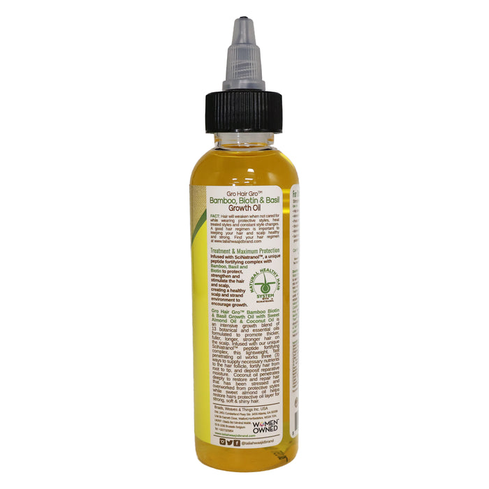 Taliah Waajid Gro Hair Gro Bamboo And Coconut Milk Growth Oil, 4 Oz.