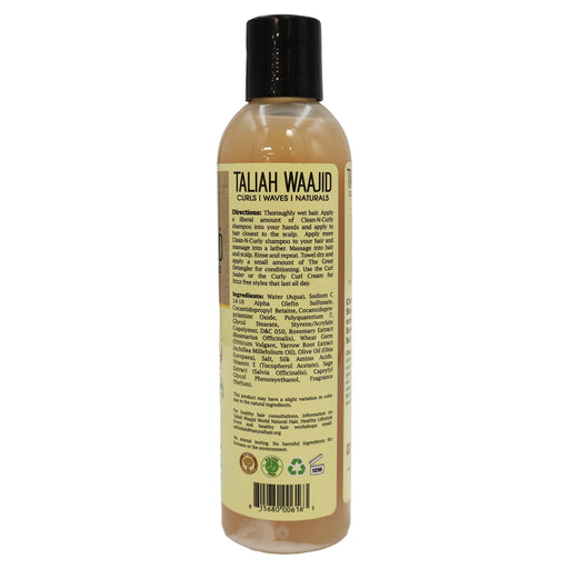 Taliah Waajid Clean-N-Curly Hydrating Shampoo, 8 Oz