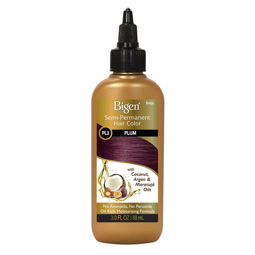 Bigen Semi Permanent Hair Color PL3 Plum 3 Oz.