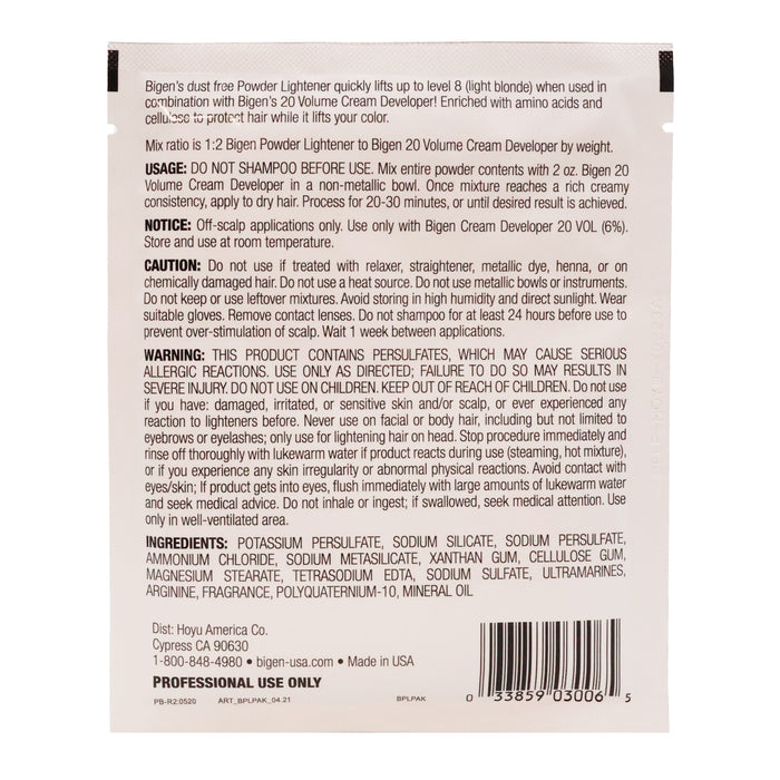 Bigen Powder Lightener 1 Oz.