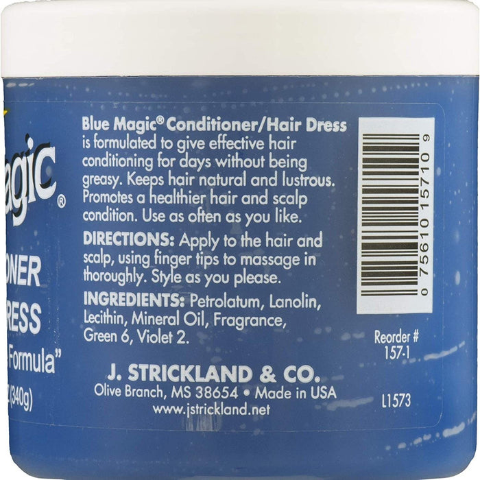 Blue Magic Hair Dress Blue Conditioner, 12 Oz.