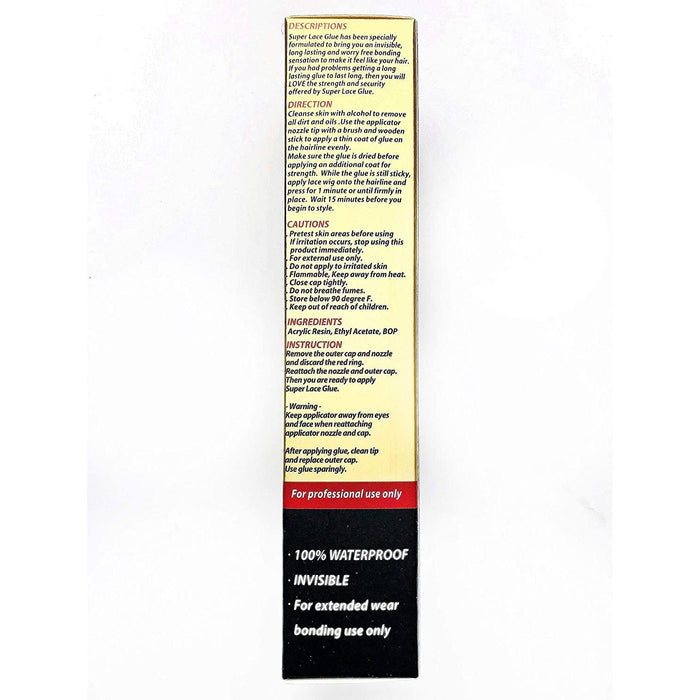 Bmb Crazy Hold Tube Super Lace Glue Adhesive, 0.4 Oz.