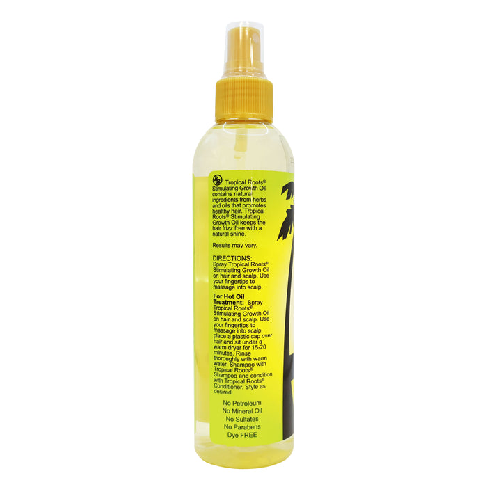 Bronner Brothers Tropical Roots Stimulating Growth Oil 8 Oz.