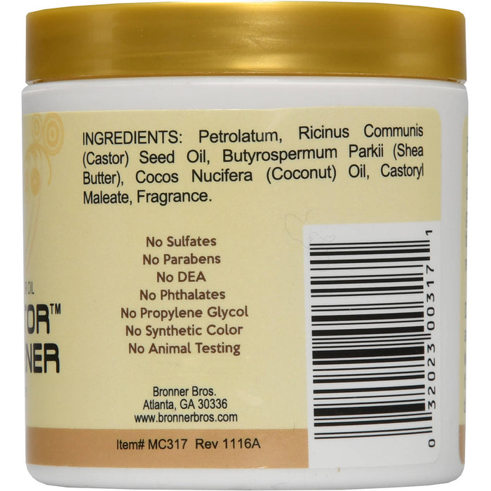Bronner Brothers Shea Castor Strengthener, 6 Oz.