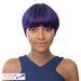 Pacifier Shaped Short Cut Wigs For Iron Wigs, Pixie Style,Tt1B/Deep Purple