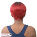 Pacifier Shaped Short Cut Wigs For Iron Wigs, Pixie Style,Tt1B/Red Wine