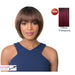 Synthetic Wig, Cap Size Medium, Length: Short,Burgundy