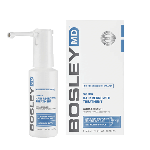 BOSLEY Treatment MENS Hair Re growth Treatment 5 Percent, 2 x 60ml