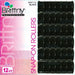 Brittny 3/4" Snap-On Magnetic Rollers, Medium, Black, 12/PK
