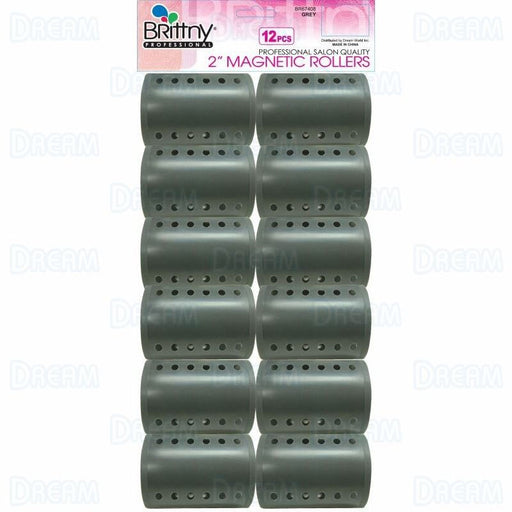 Brittny 2" Magnetic Rollers, Green, 12/PK