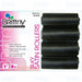 Brittny 1" Silky Rollers, Black, 8/PK