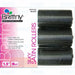 Brittny 1 1/2" Silky Rollers, Black, 6/PK