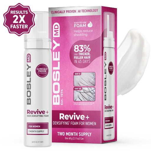 Bosley MD Revive  Hair Regrowth Treatment Women Foam 2.11oz 2 Month Supply