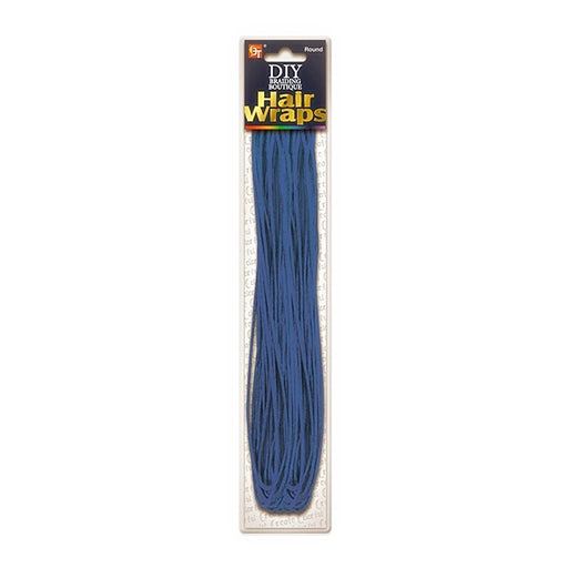 Beauty Town DIY Braiding Boutique 2MM Round Hair Wraps, Blue