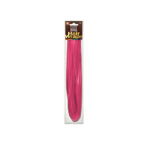 Beauty Town DIY Braiding Boutique Hair Wraps-Flat, Hot Pink